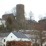 Castelos da Bélgica: ruínas do castelo de Burg-Reuland